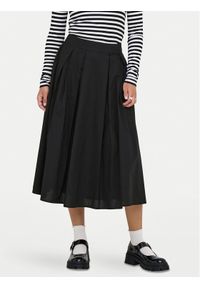 only - ONLY Spódnica trapezowa Maila 15369555 Czarny Regular Fit. Kolor: czarny. Materiał: bawełna #1