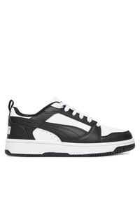 Puma Sneakersy Rebound V6 Lo Jr 393833 01 Biały. Kolor: biały. Materiał: skóra