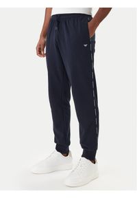 Emporio Armani Underwear Spodnie dresowe EM000500 AF18887 UB102 Granatowy Regular Fit. Kolor: niebieski. Materiał: bawełna #1