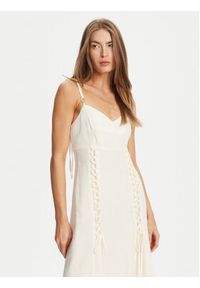 TwinSet - TWINSET Sukienka letnia 251TT2070 Écru Regular Fit. Materiał: lyocell. Sezon: lato #3