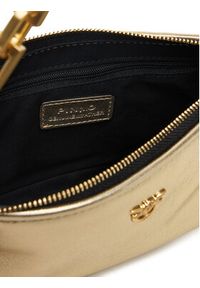 Pinko - PINKO Torebka Half Moon Baguette Mini AI 25-26 PLTT 105069 A2O9 Złoty. Kolor: złoty. Materiał: skórzane #3