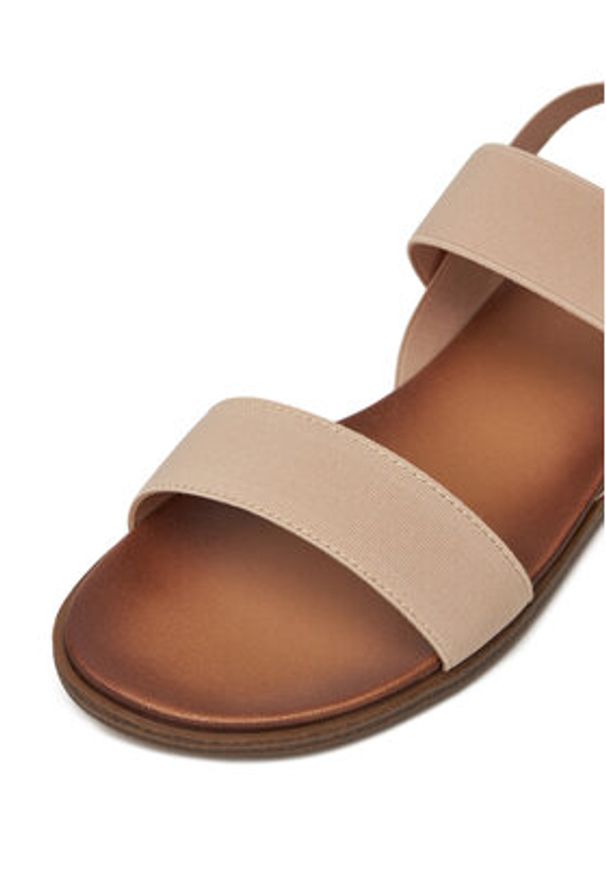 Clara Barson Sandały WS060701-01 Beżowy. Kolor: beżowy. Materiał: materiał