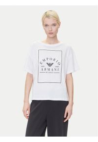 Emporio Armani Underwear T-Shirt EW000553 AF10887 U0002 Biały Loose Fit. Kolor: biały. Materiał: bawełna