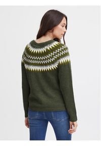 Fransa Sweter 20612945 Zielony Regular Fit. Kolor: zielony. Materiał: syntetyk #6