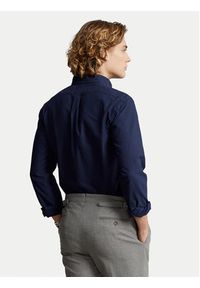 Polo Ralph Lauren Koszula 710767828003 Granatowy Slim Fit. Typ kołnierza: polo. Kolor: niebieski. Materiał: bawełna #3