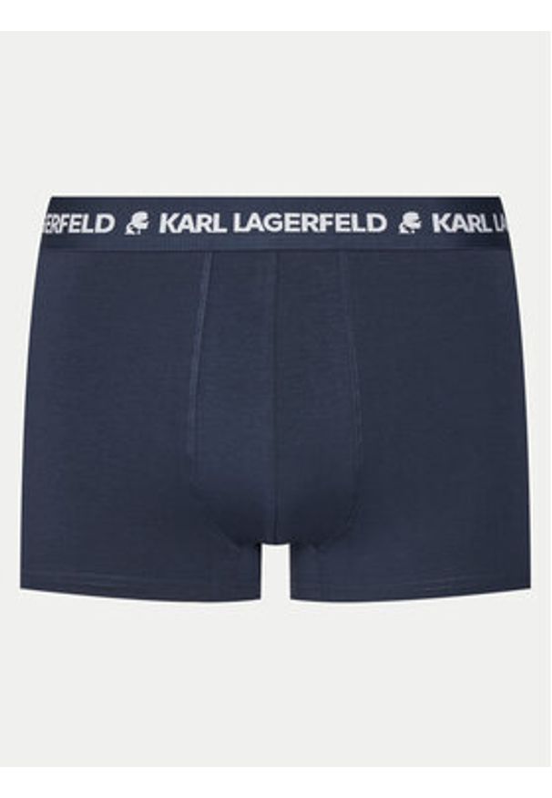 Karl Lagerfeld - KARL LAGERFELD Komplet 3 par bokserek A1M47151 Granatowy. Kolor: niebieski. Materiał: bawełna