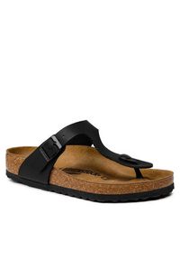 Birkenstock Japonki Gizeh 043691 Czarny. Kolor: czarny. Materiał: skóra #3