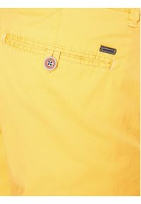 Bugatti Szorty materiałowe 4979 36440 Żółty Slim Fit. Kolor: żółty. Materiał: materiał #4