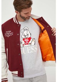 Alpha Industries kurtka bomber Varsity Air Force Jacket męski kolor bordowy przejściowa. Kolor: czerwony #3