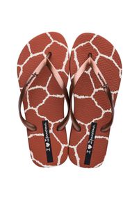 Ipanema I Love Safari damskie klapki brąz/miedziane roz. 40. Kolor: brązowy. Wzór: motyw zwierzęcy. Styl: sportowy #1