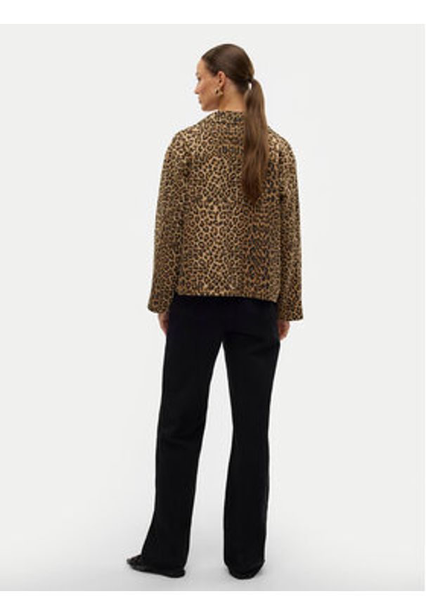 Vero Moda Kurtka przejściowa Kirby 10327896 Brązowy Regular Fit. Kolor: brązowy. Materiał: bawełna