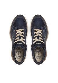 Enterprise Japan Sneakersy BB5017 PX645 Granatowy. Kolor: niebieski. Materiał: zamsz, skóra #4
