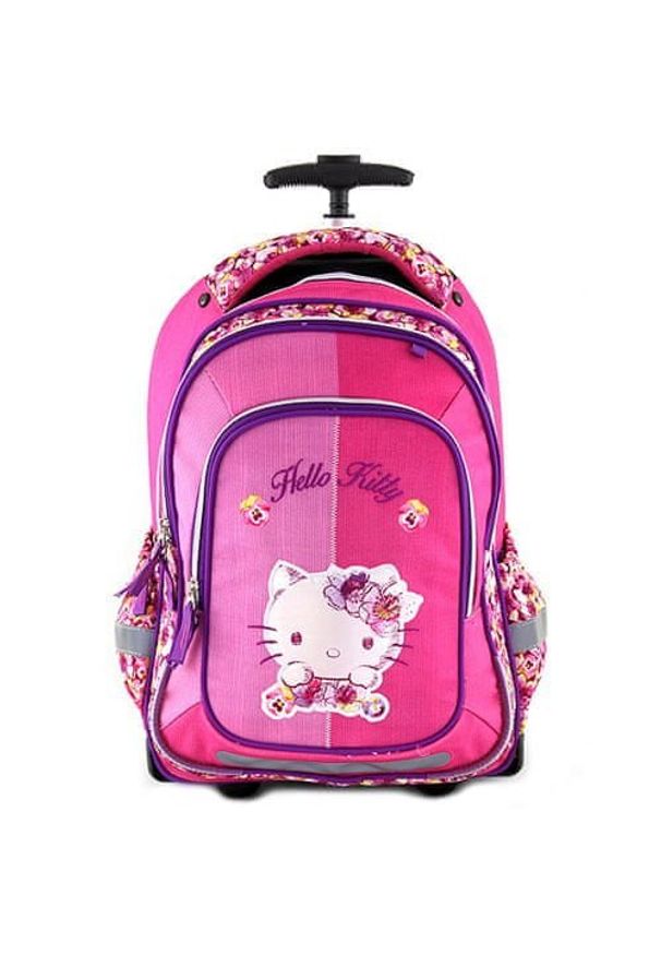 Target Docelowy wózek plecaka szkolnego, Aplikacja Hello Kitty Cat. Wzór: aplikacja, motyw z bajki