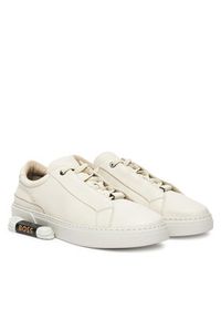BOSS Sneakersy Gary 50546231 Biały. Kolor: biały. Materiał: skóra