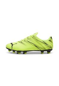 Buty piłkarskie Puma Attacanto FG/AG. Kolor: czarny, wielokolorowy, żółty. Sport: piłka nożna