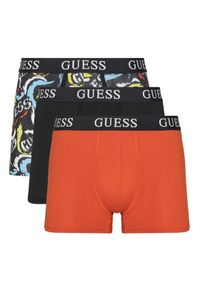Guess Komplet 3 par bokserek U5GG15 K6YW1 Kolorowy. Materiał: bawełna. Wzór: kolorowy