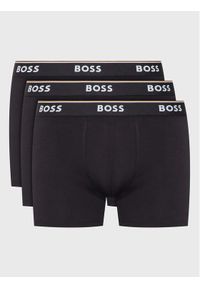 BOSS - Boss Komplet 3 par bokserek Power 50475282 Czarny. Kolor: czarny. Materiał: bawełna #1