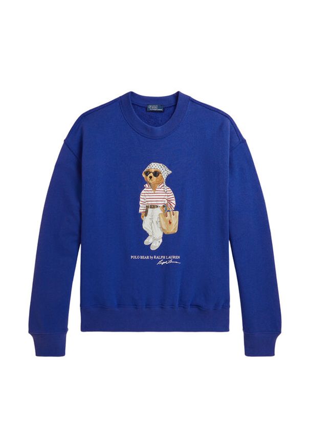 Polo Ralph Lauren Bluza 211A12730001 Niebieski Regular Fit. Typ kołnierza: polo. Kolor: niebieski. Materiał: bawełna