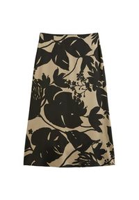 Marc O'Polo Spódnica midi 503 0855 20041 Czarny Regular Fit. Kolor: czarny. Materiał: satyna, wiskoza #4