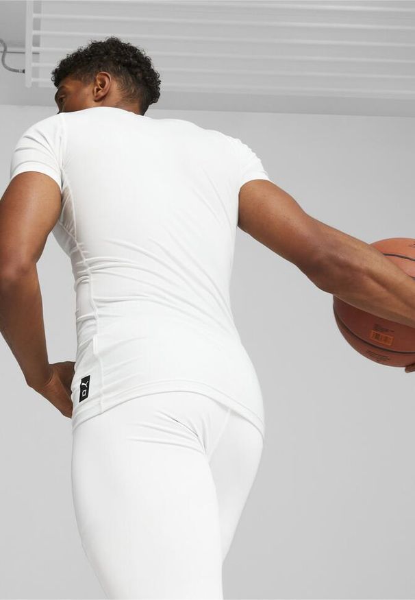 Puma - Męska koszulka koszykarska Hoops Team PUMA White. Kolor: biały