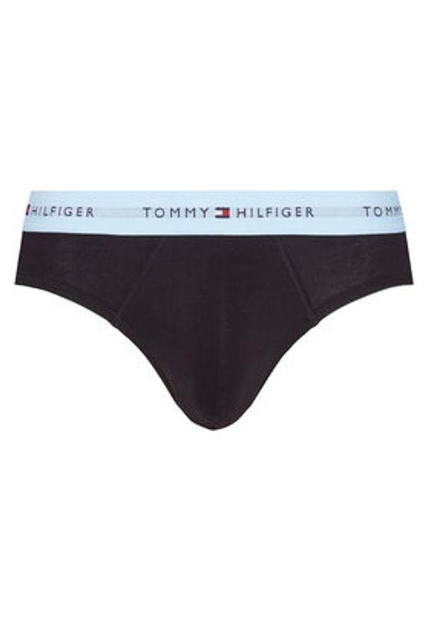 TOMMY HILFIGER - Tommy Hilfiger Komplet 3 par slipów UM0UM03471 Czarny. Kolor: czarny. Materiał: bawełna