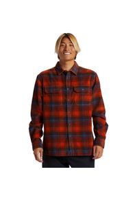 Quiksilver - Koszula dla Mężczyzn Venture. Typ kołnierza: kołnierzyk klasyczny. Kolor: brązowy. Materiał: materiał, bawełna. Długość rękawa: długi rękaw. Długość: długie. Styl: klasyczny