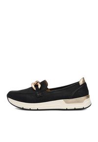 Rieker Półbuty 58944-00 Czarny. Kolor: czarny. Materiał: materiał #3