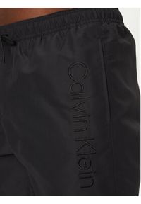 Calvin Klein Swimwear Szorty kąpielowe KM0KM01166 Czarny Regular Fit. Kolor: czarny. Materiał: syntetyk