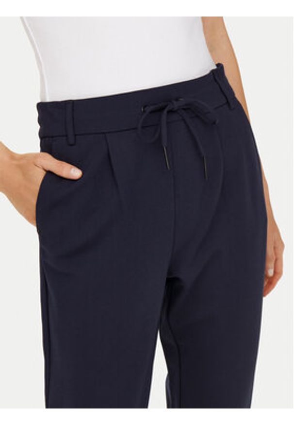 only - ONLY Spodnie materiałowe Poptrash 15115847 Granatowy Regular Fit. Kolor: niebieski. Materiał: syntetyk