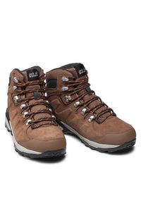 Jack Wolfskin Trekkingi Refugio Texapore Mid W 4050871 Brązowy. Kolor: brązowy. Materiał: skóra, zamsz #7