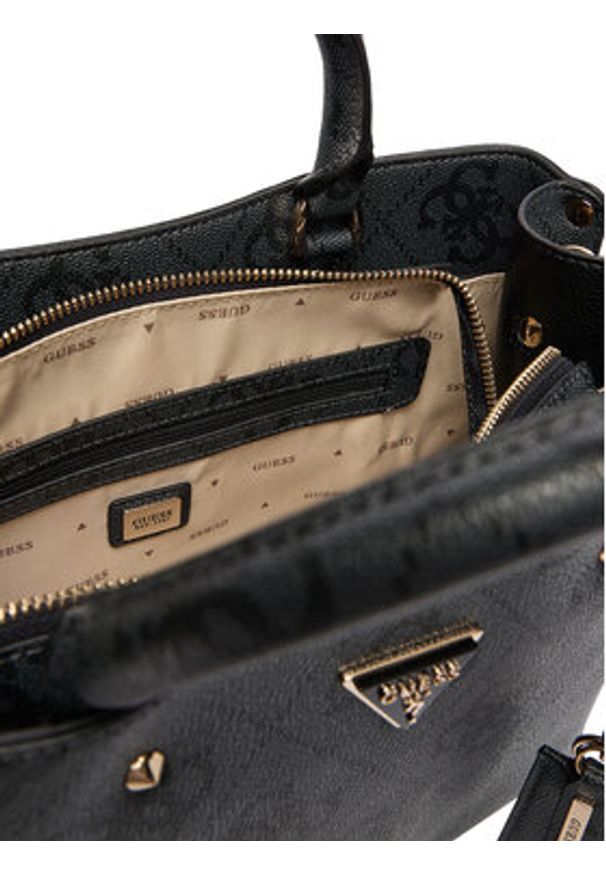 Guess Torebka Meridian II HWOS69 74060 Szary. Kolor: szary. Materiał: skórzane