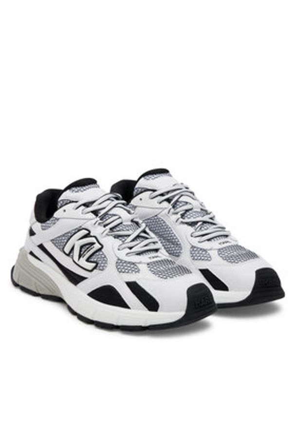 Karl Lagerfeld - KARL LAGERFELD Sneakersy Orion KL55525 Biały. Kolor: biały. Materiał: skóra