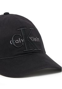 Calvin Klein Czapka z daszkiem Large Monologo LV04D5039G Czarny. Kolor: czarny. Materiał: bawełna #2