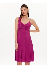 Marciano Guess Sukienka koktajlowa Emilia 3GGK60 6136A Fioletowy Regular Fit. Kolor: fioletowy. Materiał: wiskoza. Styl: wizytowy #1