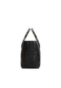 Kazar - Duża skórzana torba podróżna na ramię. Kolor: czarny. Materiał: skóra. Styl: elegancki, wakacyjny, klasyczny #3