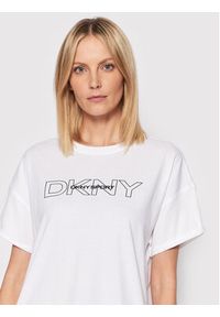 DKNY Sport T-Shirt DP1T8483 Biały Regular Fit. Kolor: biały. Materiał: bawełna. Styl: sportowy #5