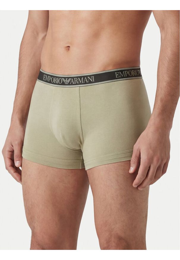 Emporio Armani Underwear Komplet bokserek EM000370 AF20669 M7115 Zielony. Kolor: zielony. Materiał: bawełna