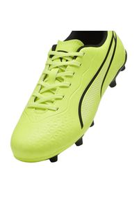 Buty piłkarskie Puma King Match FG/AG Jr 107573 04 zielone. Kolor: zielony. Materiał: materiał, mikrofibra, syntetyk. Szerokość cholewki: normalna. Sport: piłka nożna #3