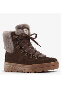 Damskie buty zimowe Olang Ginevra. Kolor: brązowy. Sezon: zima #1