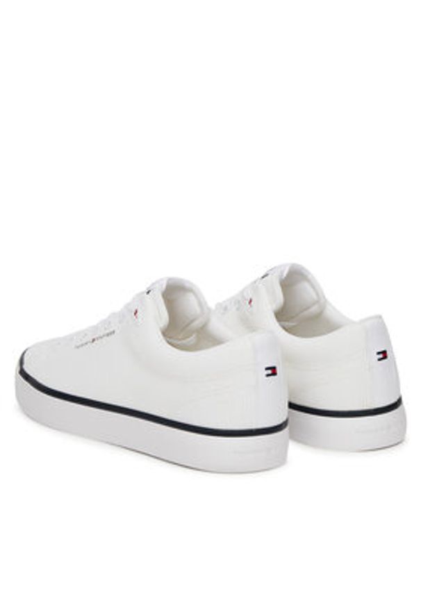 TOMMY HILFIGER - Tommy Hilfiger Tenisówki Hi Vulc Core Low Ii Mesh FM0FM05513 Biały. Kolor: biały. Materiał: materiał