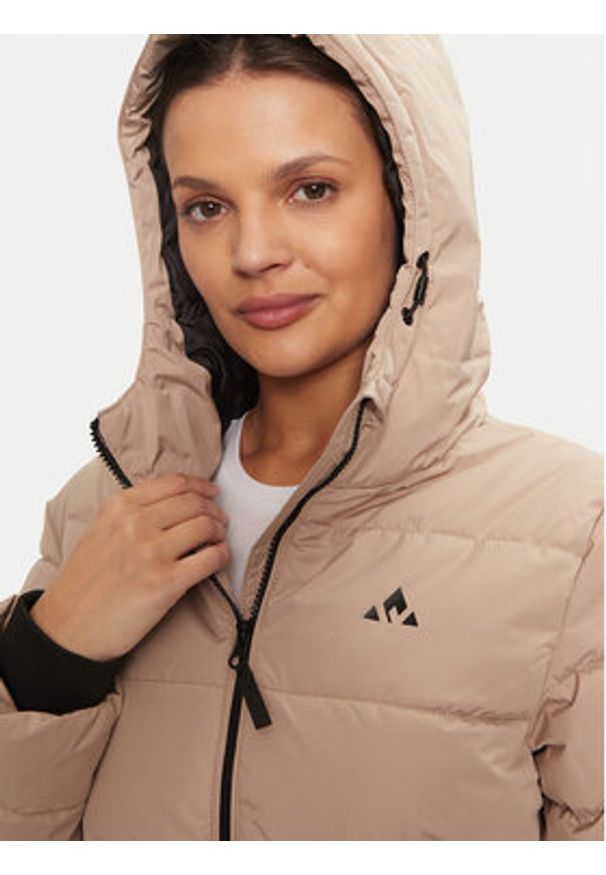 Whistler Kurtka zimowa Amaret W Long Puffer W234603 Beżowy Regular Fit. Kolor: beżowy. Materiał: syntetyk. Sezon: zima