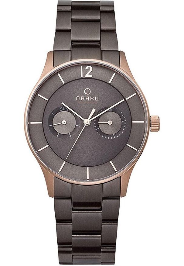 OBAKU - Zegarek męski Obaku Denmark V192GMVJSJ srebrny. Kolor: srebrny
