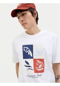 Jack & Jones - Jack&Jones T-Shirt Canggu 12277220 Biały Regular Fit. Kolor: biały. Materiał: bawełna