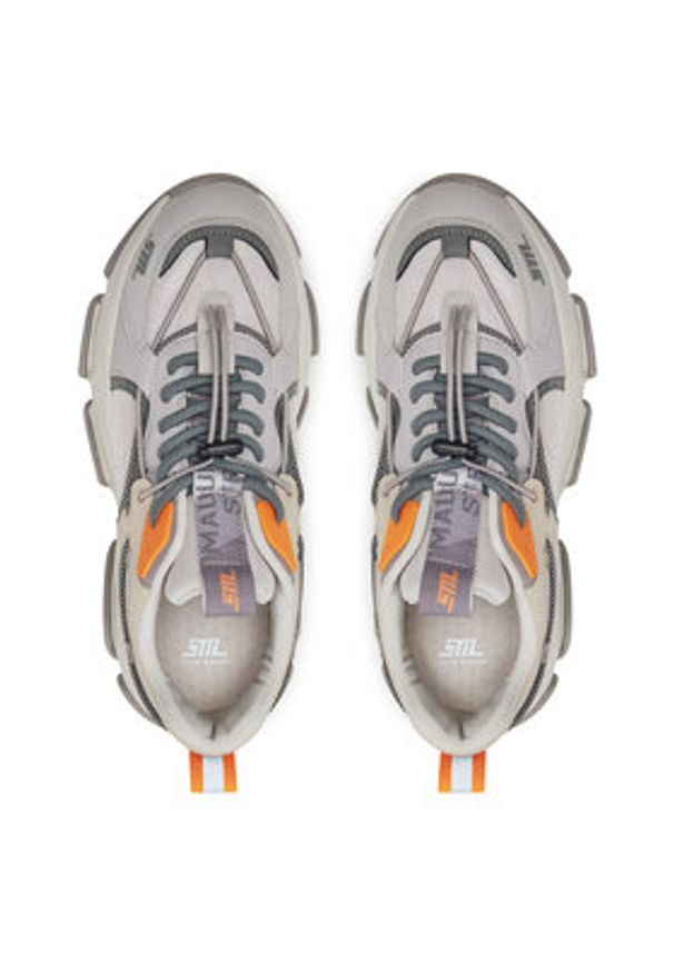 Steve Madden Sneakersy Vault 2 SM11003461 Szary. Kolor: szary. Materiał: materiał
