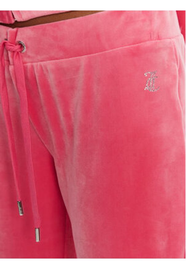 Juicy Couture Spodnie dresowe Christine JCWBJ125304 Różowy Flared Leg. Kolor: różowy. Materiał: syntetyk