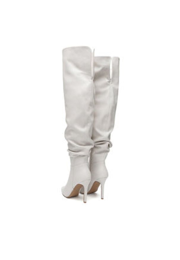 DeeZee Kozaki HY197-12 Écru. Materiał: materiał