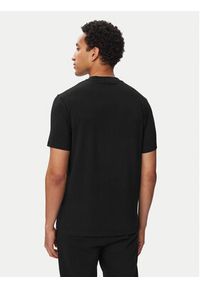 Karl Lagerfeld - KARL LAGERFELD T-Shirt 755047 563221 Czarny Regular Fit. Typ kołnierza: dekolt w karo. Kolor: czarny. Materiał: bawełna #5