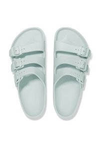 Birkenstock Florida III Flex Platform EVA Surf Green Klapki damskie. Okazja: na plażę. Kolor: zielony. Materiał: materiał. Wzór: paski. Sezon: lato. Obcas: na platformie. Styl: wakacyjny #3