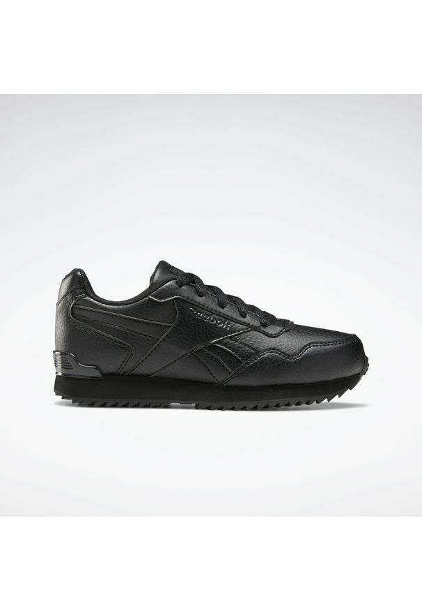 Buty do chodzenia dla dzieci Reebok Royal Glide Ripple Clip. Zapięcie: sznurówki. Kolor: czarny. Materiał: guma, materiał, syntetyk. Szerokość cholewki: normalna. Model: Reebok Royal. Sport: turystyka piesza