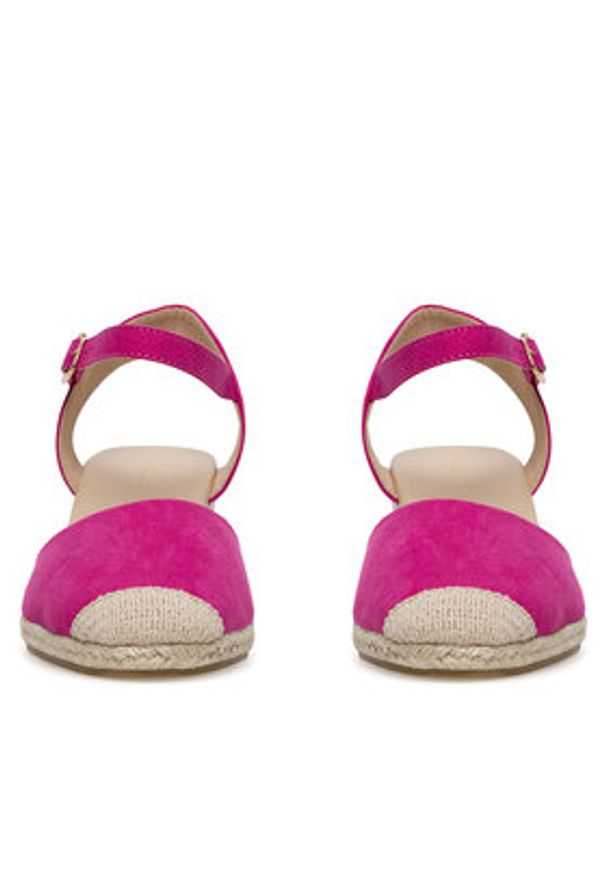 Jenny Fairy Espadryle WYL2610-2 Różowy. Kolor: różowy. Materiał: materiał